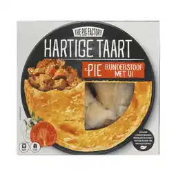 Dirk The Pie Factory Hartige taart pie runderstoof met ui aanbieding