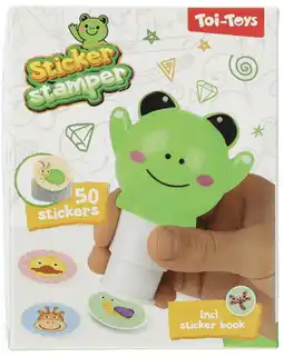 Dirk Stickermachine met 50 stickers aanbieding
