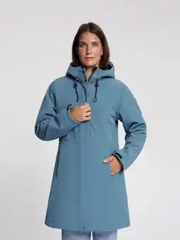 ANWB Travelin' Elinor Dames Softshell Jas Waterdicht Blauw aanbieding