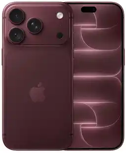 Coolblue Apple iPhone 18 Pro 2TB Bordeaux Rood aanbieding