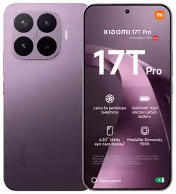Coolblue Xiaomi 17T Pro 256GB Paars 5G aanbieding