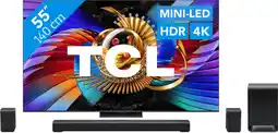 Coolblue TCL SQD Mini-led 55 80L (2026) + TCL S65K aanbieding