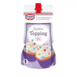 Dekamarkt Dr. Oetker Cupcake topping vanille aanbieding
