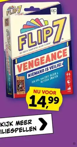Boekenvoordeel flip7 vengeance aanbieding