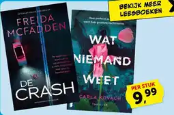 Boekenvoordeel freida mcfadden de crash aanbieding