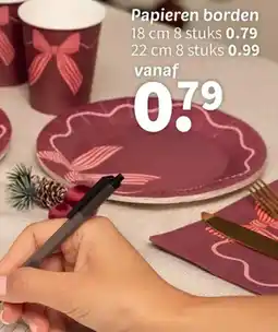 Wibra Papieren borden aanbieding