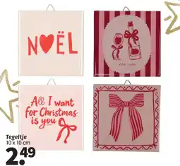 Wibra Tegeltje aanbieding