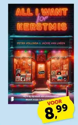 Boekenvoordeel All I Want for Kerstmis aanbieding