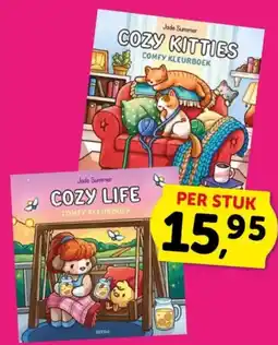 Boekenvoordeel Jade Summer Cozy Life Comfy Kleurboek aanbieding