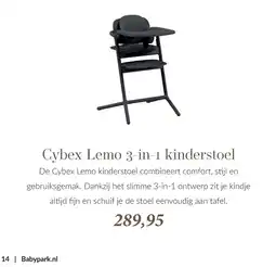 Babypark Cybex Lemo 3-in-1 kinderstoel aanbieding
