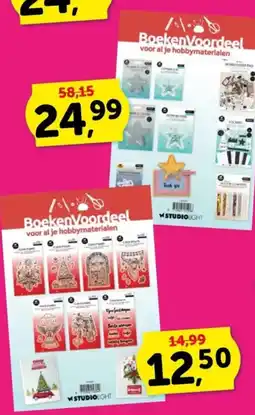 Boekenvoordeel Studio Light BoekenVoordeel voor al je hobbymaterialen aanbieding