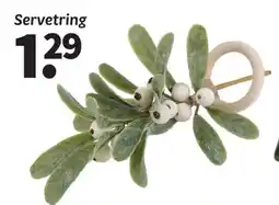 Wibra Servetring aanbieding