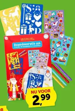 Boekenvoordeel Sinterklaas Raamdecoratie set aanbieding