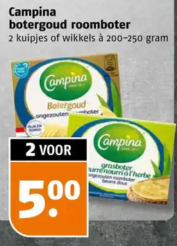 Poiesz Campina botergoud roomboter aanbieding