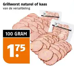 Poiesz Grillworst naturel of kaas aanbieding