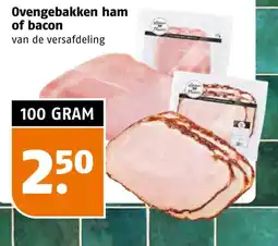 Poiesz Ovengebakken ham of bacon aanbieding