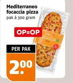 Poiesz Mediterraneo focaccia pizza aanbieding