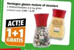 Poiesz Verstegen glazen molens of strooiers aanbieding