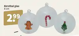 Wibra Kerstbal glas aanbieding
