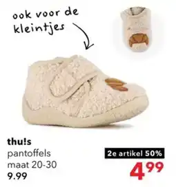 Scapino thu!s pantoffels aanbieding