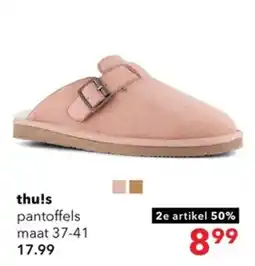 Scapino thu!s pantoffels aanbieding