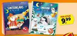Boekenvoordeel Sinterklaas Speuren in de sneeuw aanbieding