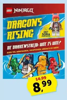 Boekenvoordeel lego ninjago dragons rising aanbieding