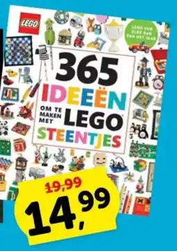 Boekenvoordeel LEGO 365 IDEEËN OM TE MAKEN MET LEGO STEENTJES aanbieding