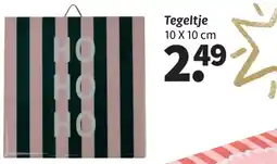 Wibra Tegeltje aanbieding