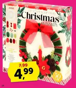 Boekenvoordeel Avec crochet your own christmas wreath aanbieding