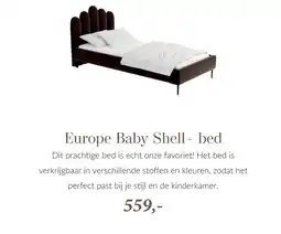 Babypark Europe Baby Shell+ bed aanbieding