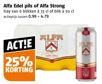 Alfa Edel pils of Alfa Strong