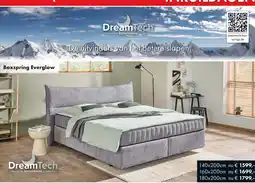 Woonsquare DreamTech Boxspring Everglow aanbieding