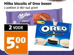 Poiesz Milka biscuits of Oreo boxen aanbieding