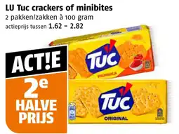 Poiesz LU Tuc crackers of minibites aanbieding