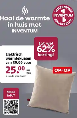Poiesz Elektrisch warmtekussen aanbieding