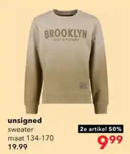Scapino unsigned sweater aanbieding