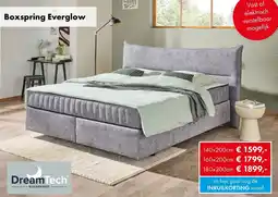 Woonsquare DreamTech Boxspring Everglow aanbieding
