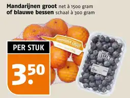 Poiesz Mandarijnen groot of blauwe bessen aanbieding