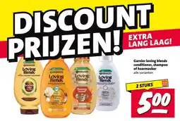 Nettorama Garnier loving blends conditioner, shampoo of haarmasker aanbieding