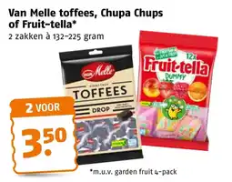 Poiesz Van Melle toffees, Chupa Chups of Fruit-tella aanbieding