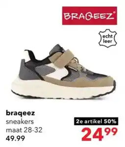 Scapino braqeez sneakers aanbieding