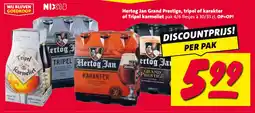 Nettorama Hertog Jan Grand Prestige, tripel of karakter of Tripel karmeliet aanbieding