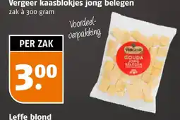 Poiesz Vergeer kaasblokjes jong beleggen aanbieding