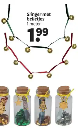 Wibra Slinger met belletjes aanbieding