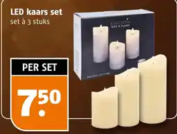 Poiesz LED kaars set aanbieding