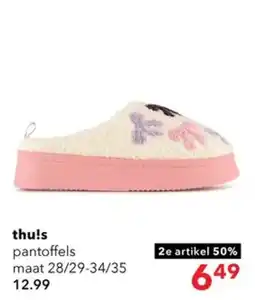 Scapino thu!s pantoffels aanbieding