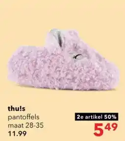 Scapino thu!s pantoffels aanbieding
