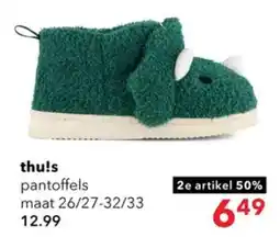 Scapino thu!s pantoffels aanbieding