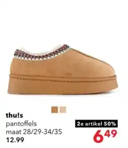 Scapino thu!s pantoffels aanbieding